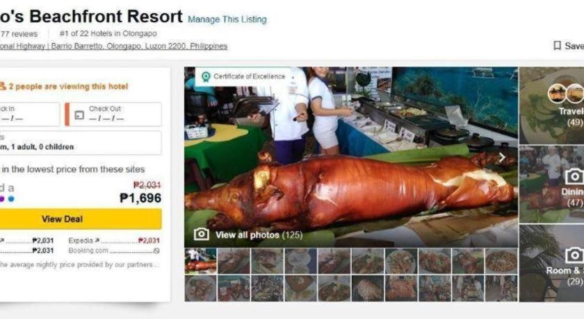 Mango'S Beachfront Resort Olongapo Kültér fotó